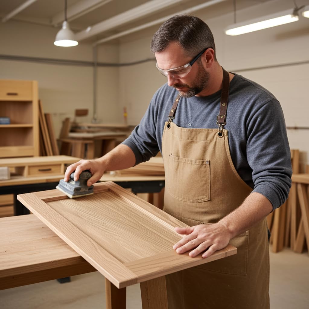 12W x 24H Unfinished Oak Kitchen Cabinet Door Replacement, Shaker Style