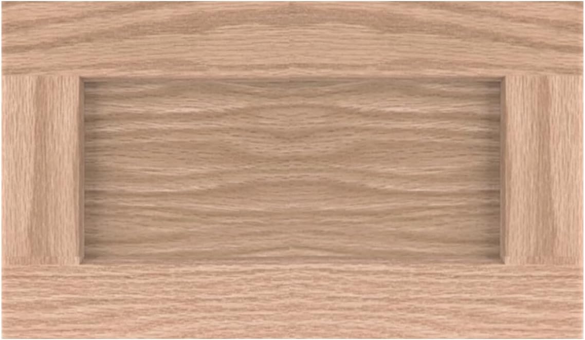 12W x 24H Unfinished Oak Kitchen Cabinet Door Replacement, Shaker Style