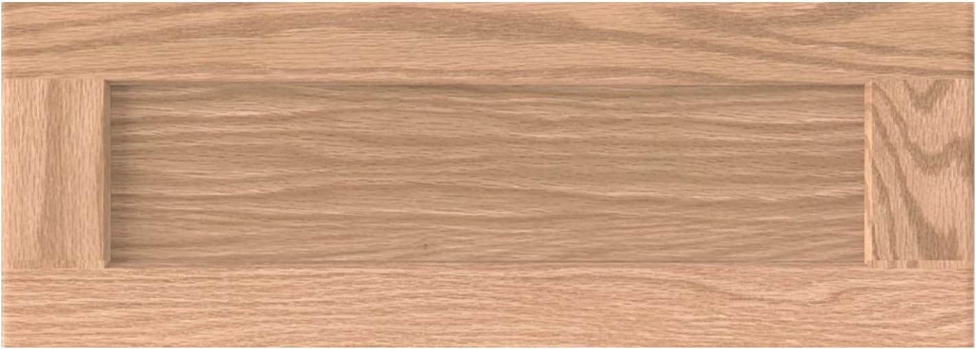 12W x 24H Unfinished Oak Kitchen Cabinet Door Replacement, Shaker Style