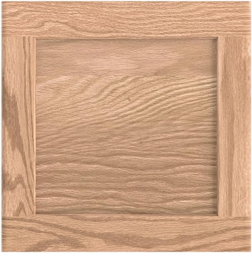 12W x 24H Unfinished Oak Kitchen Cabinet Door Replacement, Shaker Style