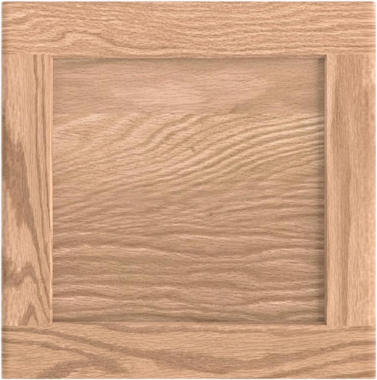 12W x 24H Unfinished Oak Kitchen Cabinet Door Replacement, Shaker Style